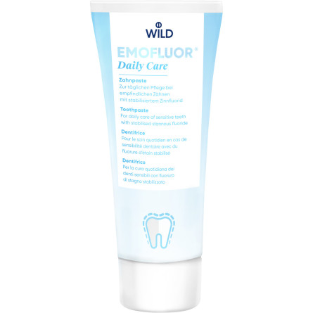 Зубная паста Dr. Wild Emofluor Daily Care со стабилизированным фторидом олова 75 мл