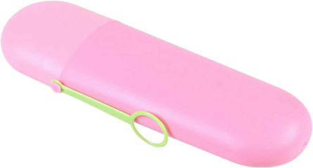 Чехол для зубной щетки и пасты Supretto 19.5 х 6 х 3 см Розовый slide 1