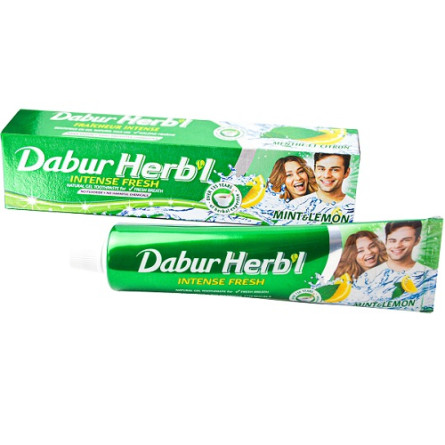 Зубна паста Dabur Herb'l Свіжий гель М'ята та Лимон 150 г slide 1