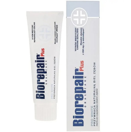 Зубная паста BioRepair Plus Pro White 75 мл