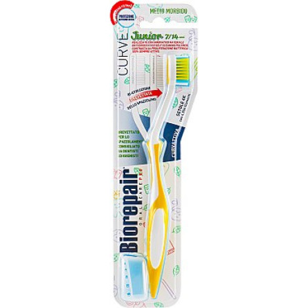 Зубная щетка BioRepair Совершенная чистка Мягкая Junior от 7 до 14 лет Желтая slide 1