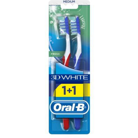 Набір зубних щіток Oral-B 3D White Fresh 2 шт slide 1