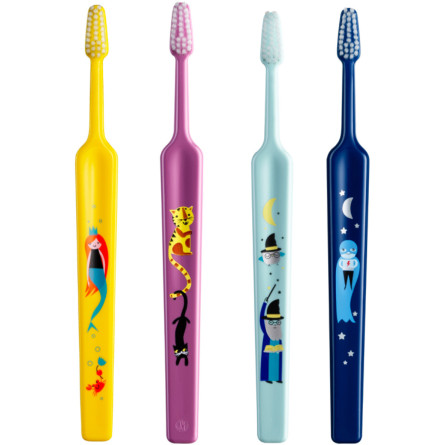 Набір дитячих зубних щіток TePe Kids Extra Soft від 3 років 4 шт (339470)