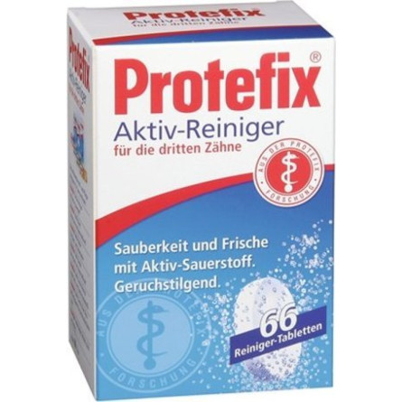 Активные таблетки для очищения зубных протезов Queisser Pharma Protefix N 66