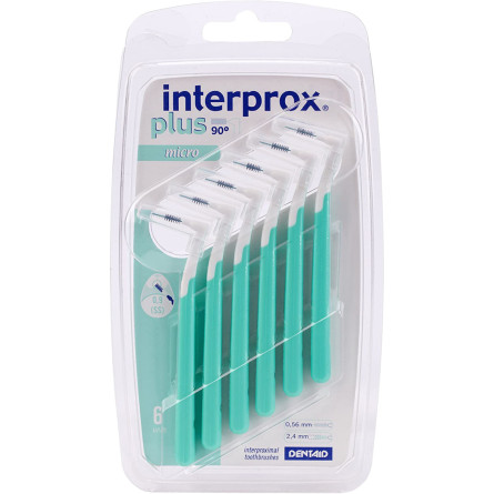 Щітки Dentaid для міжзубних проміжків Interprox Micro Plus 2G 0.9 мм 6 шт