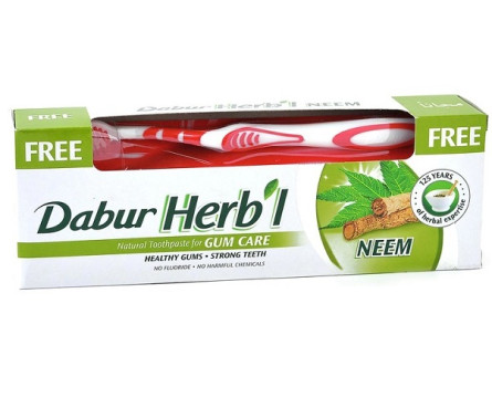 Зубна паста Dabur Herb'l Ніім 150 г + щітка