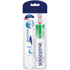Набор Sensodyne Зубная щетка Восстановление и защита + Зубная паста Фтор 50 мл mini slide 1