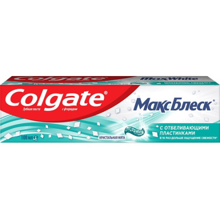 Зубная паста Colgate МаксБлеск Отбеливающая 50 мл