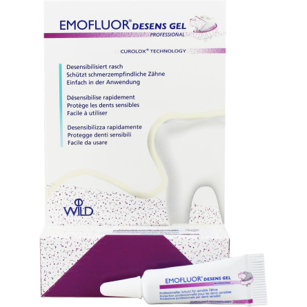 Професійний гель Dr. Wild Emofluor Desens для чутливих зубів 3 мл slide 1