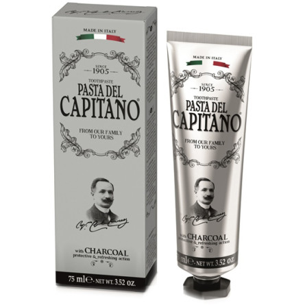 Зубная паста Pasta del Capitano 1905 С углем 75 мл