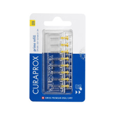 Набір йоржиків міжзубних Curaprox Prime колір Жовтий d 0.9 мм без тримача 8 шт. (CPS 09-8) mini slide 1