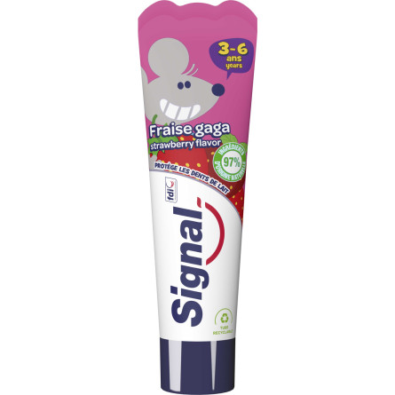 Зубная паста Signal Детская с ароматом клубники 50 мл