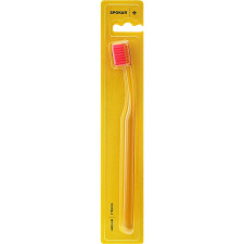 Зубна щітка Spokar Plus Середня Жовта (8593534341814_жовта) mini slide 1