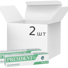 Упаковка крему для фіксації зубних протезів President Clinical Denture 40 г х 2 шт (1007.4.00.0023.03) mini slide 1