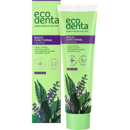 Зубная паста Ecodenta Green Line Multifunctional с экстрактами 7 трав 100 мл slide 1