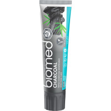 Зубна паста BioMed Charcoal Антибактеріальна відбілююча Вугілля 100 г mini slide 1