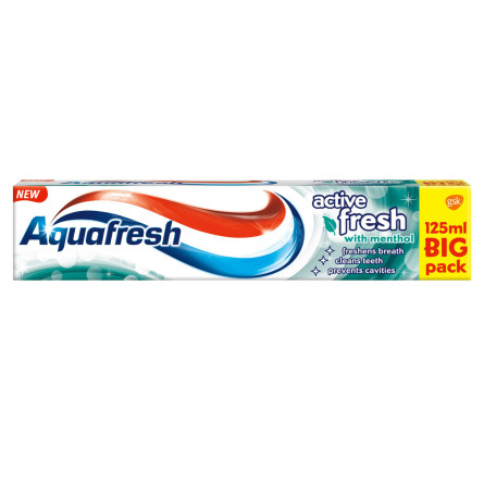 Зубна паста Aquafresh Заряд свіжості 125 мл slide 1