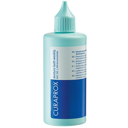 Жидкость-концентрат для еженедельного ухода за протезами Curaprox BDC 105 100 мл