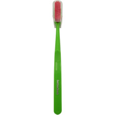Зубная щетка Betadent Medium зеленая с колпачком mini slide 1