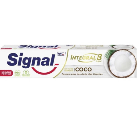Отбеливающая зубная паста Signal Integral 8 Nature Elements с кокосом 75 мл slide 1