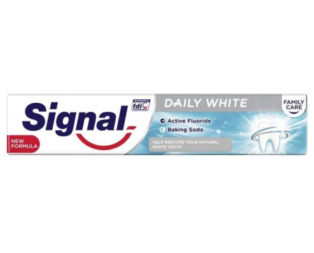 Зубная паста Signal Ежедневное отбеливание для всей семьи 75 мл (8017331065891) slide 1