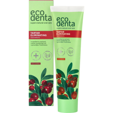 Зубная паста Ecodenta Green Line Artar Eliminating Освежающая от налета 100 мл slide 1