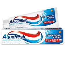 Зубная паста Aquafresh Освежающе-мятная, семейная 100 мл mini slide 1