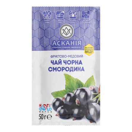 Чай фруктово-медовий Асканія Чорна смородина концентрат 50г