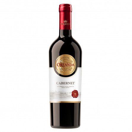 Вино Oreanda Каберне  красное сухое сортовое столовое 13% 0,7л slide 1