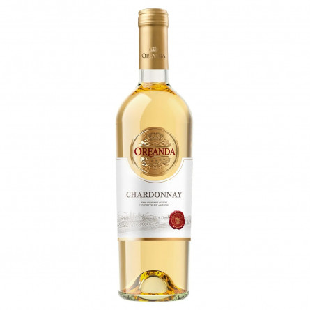 Вино Oreanda Chardonnay белое сухое 9,5-14% 0,75л slide 1