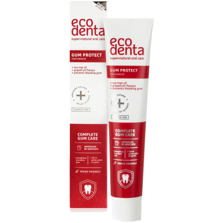 Зубна паста Ecodenta Expert Line для захисту ясен з олією чайного дерева 75 мл