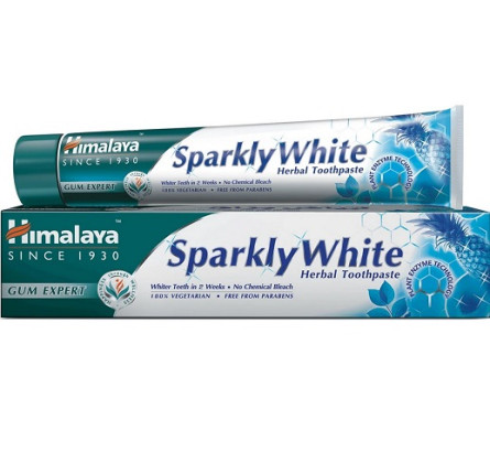 Отбеливающая зубная паста Himalaya Herbals Sparkly White 80 г slide 1