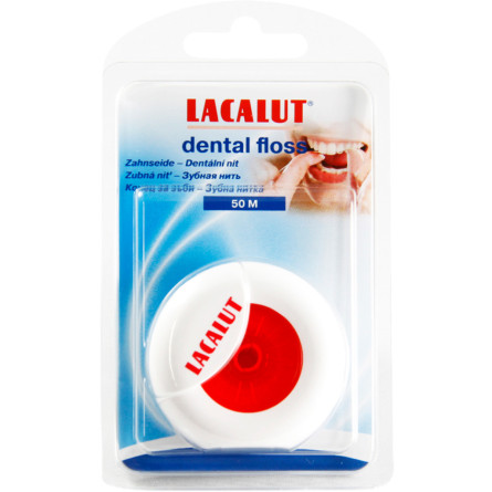 Зубна нитка Lacalut 50 м slide 1