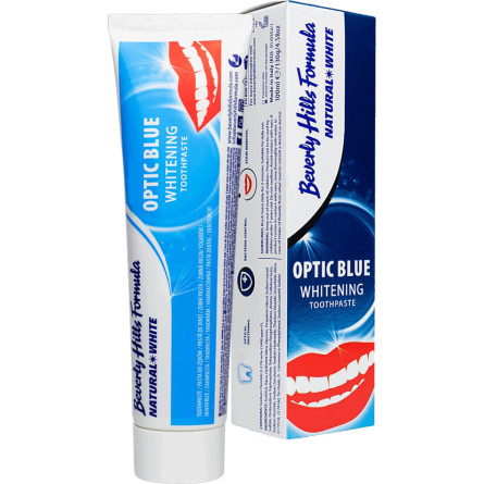 Зубна паста Beverly Hills Formula Natural White Optic Blue 100 мл slide 1