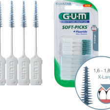 Набір міжзубних щіток GUM Soft-Picks з фторидом 1.6-1.8 мм 40 шт. mini slide 1