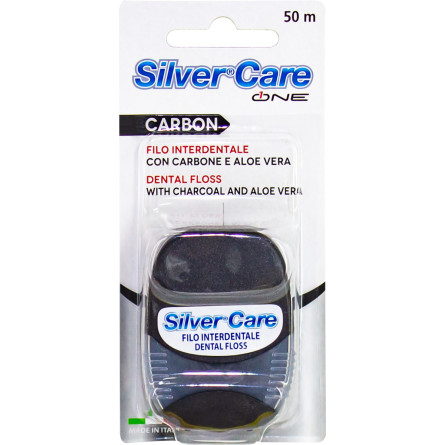 Зубная нить Silver Care Carbon 50м