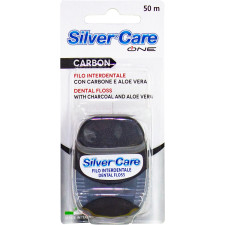 Зубна нитка Silver Care Carbon 50 м mini slide 1