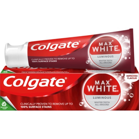 Зубна паста Colgate Max White Luminous 75 мл slide 1