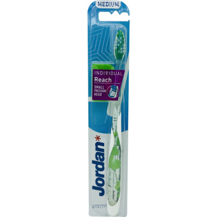 Дизайнерська зубна щітка Jordan Individual Reach Біла береза (7038516550385_біла береза) slide 1