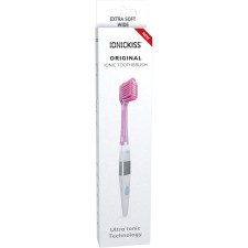 Ионная зубная щетка IONICKISS Ultra soft Очень мягкая широкая Розовая mini slide 1
