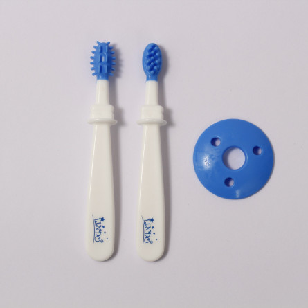 Зубна щітка для зубів і ясен Lindo 2 шт Синій