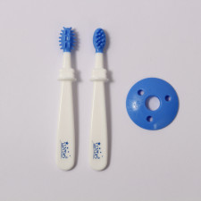 Зубна щітка для зубів і ясен Lindo 2 шт Синій mini slide 1