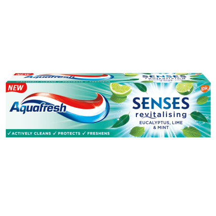 Зубна паста Aquafresh Senses Евкаліпт 75 мл