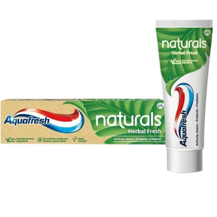 Зубна паста Aquafresh Трав'яна свіжість з натуральними компонентами 75 мл
