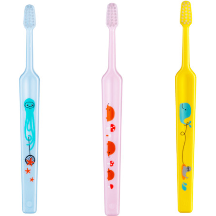 Набір дитячих зубних щіток TePe Mini Extra Soft 0-3 років 3 шт (382210) slide 1