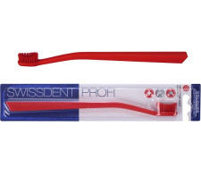 Зубна щітка Swissdent Profi Colours світло-червона/червона (19.611) mini slide 1