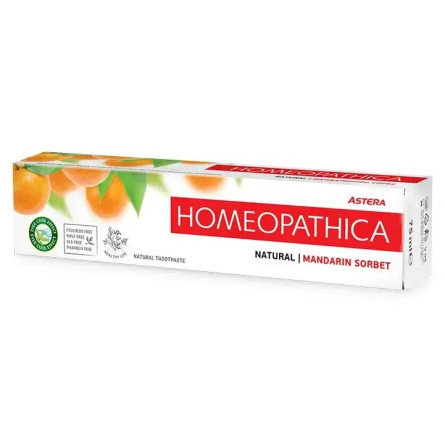 Зубная паста Astera Homeopathica Натуральная 75 мл slide 1