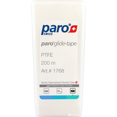 Зубная лента Paro Swiss glide-tape тефлоновая 200 м slide 1