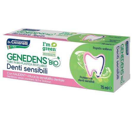 Регенеруюча зубна паста для чутливих зубів Dr. Ciccarelli Genedens Bio line 75 мл