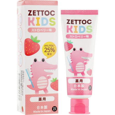Зубная паста детская Zettoc Nippon Клубника 60 г
